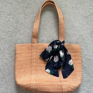 Draper James straw bag